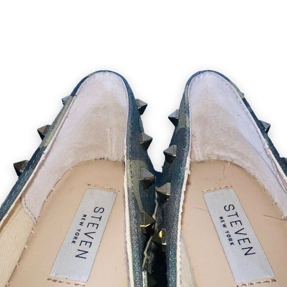 Steven by Steve Madden Erie Platform Espadrille Flats "Camo" Women's 7 - Picture 10 of 11